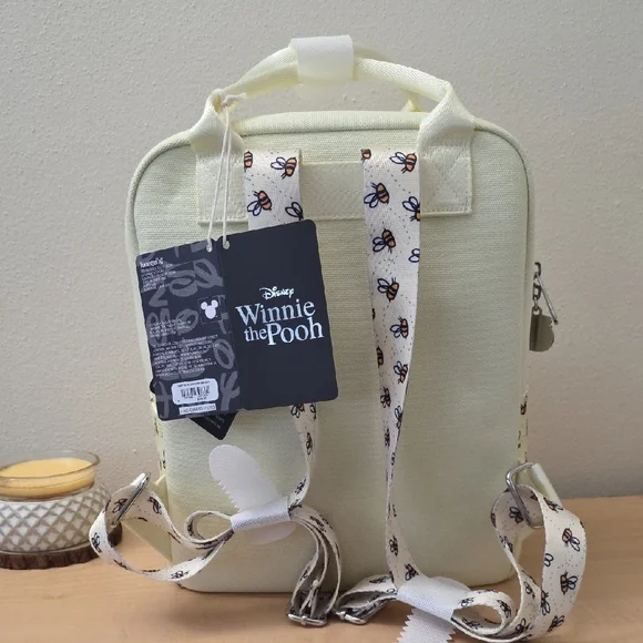 Loungefly Disney Winnie The Pooh Pale Yellow Backpack. NWT - Picture 2 of 10